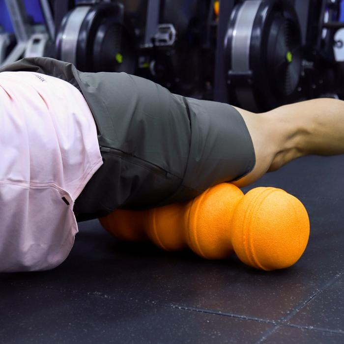 : XMASTER Foam Roller High Hardness Yoga Massage Otot Fitness Gym Recovery Pilates Peregangan Pemulihan Pijat otot - Grey-Hardness75
