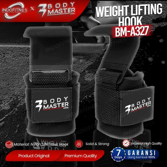 BODYMASTER Weightlifting Hook BM-A327 Weight lifting Gym Fitnes Gloves