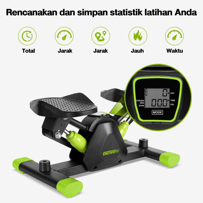 OneTwoFit Mini Stepper  Air Climber Steper Alat Fitness Olahraga