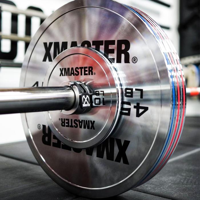 XMASTER Calibrated Steel Powerlifting Change Plate berat 0.25/0.5/1.25/2.5/5/10/15/20/25kg Chromed IPF standard Strength ROGUE ELEIKO - 0.25KG for pair