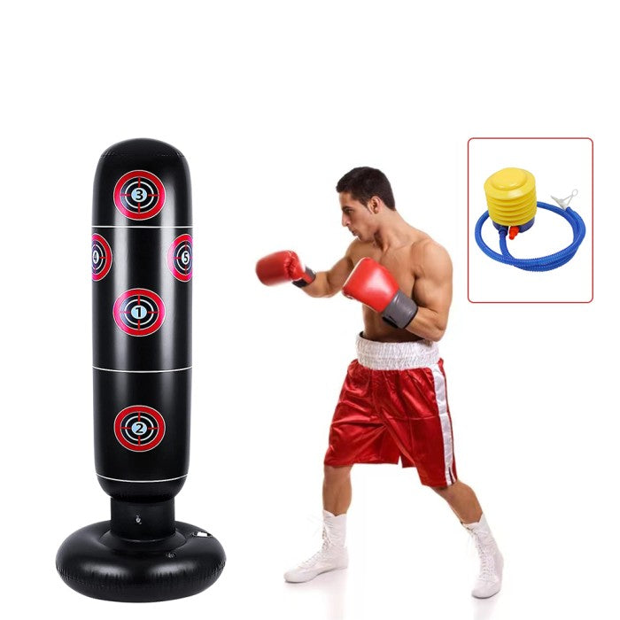 OneTwoFit Alat samsak Tinju 160 Cm Tinju Berdiri Standing Dewasa - SAMSAK
