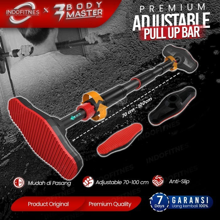 BODYMASTER Premium Adjustable Door Pull Up Bar P044 Tiang Pullup Pintu