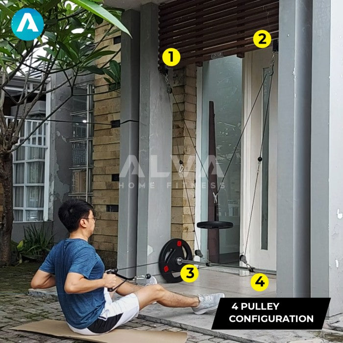 DIY Pulley Cable - Lat Pulldown Pull Down Katrol Row - Cable Crossover