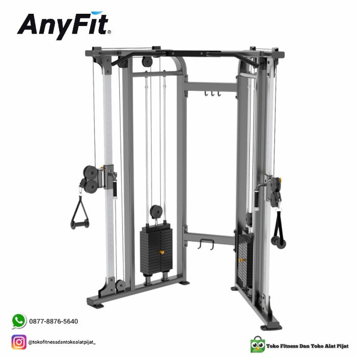 AnyFit PE402 FUNCTIONAL DUAL TRAINER Weight Stack: 124 kg/273 lbs