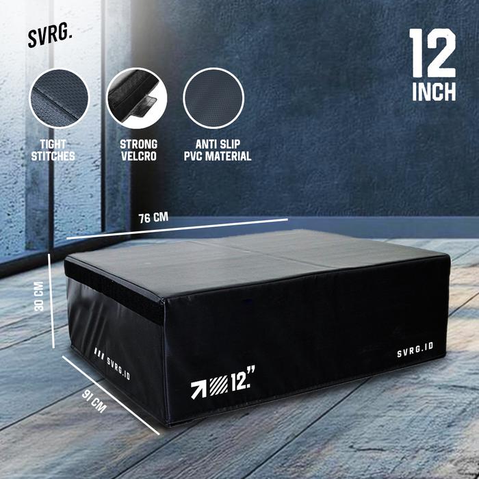 SVRG. Soft Plyo Box 24" - Soft Jump Box - Jump Crossfit 4 Level - 18