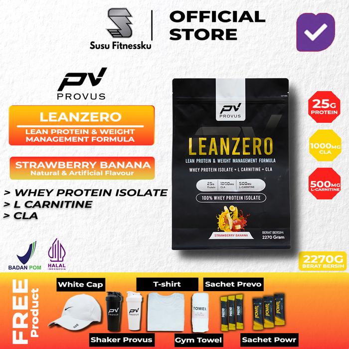 Provus Lean Zero (Whey Protein Isolate + Fat Burner) 5 Lb - White Coffe, HANDUK