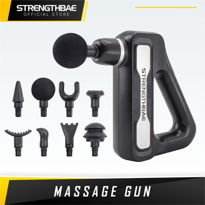 Massage Gun STRENGTHBAE Alat Pijat Otot Deep Tissue Massager Elektrik