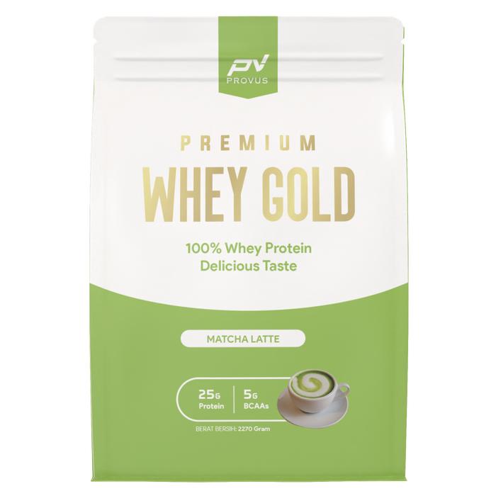 Provus Premium Whey Gold 5Lb - Whey Protein Concentrate - Chocolate Milk, Shaker