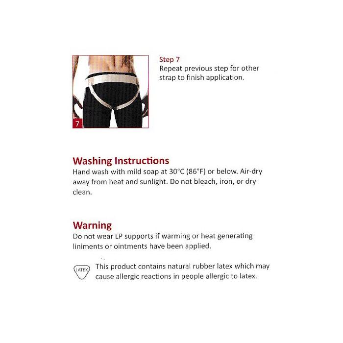 LP Support Hernia Truss With Removable Pad Tan LP-MR901 - S