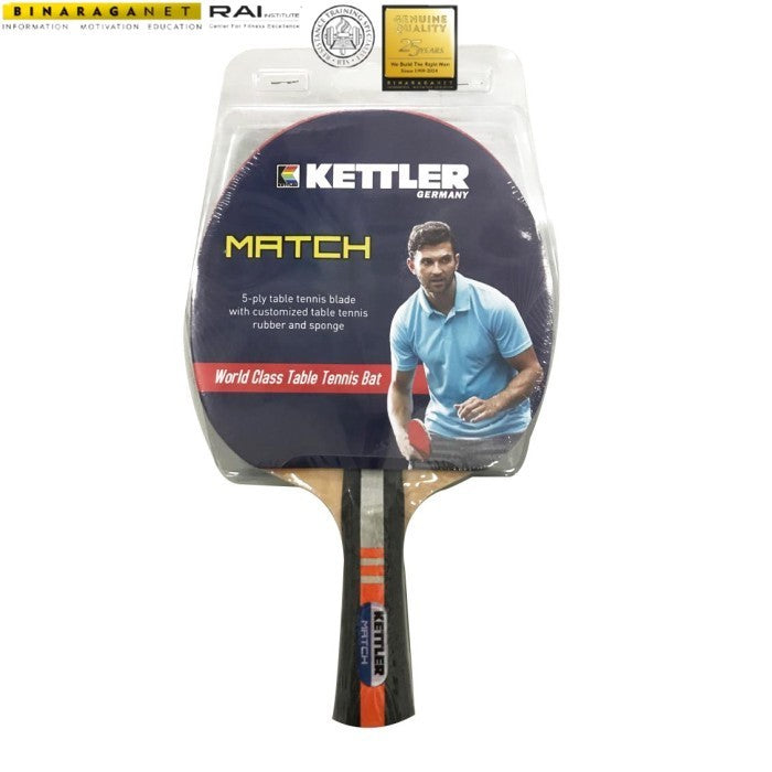 KETTLER Table Tennis Bat MATCH - Blue