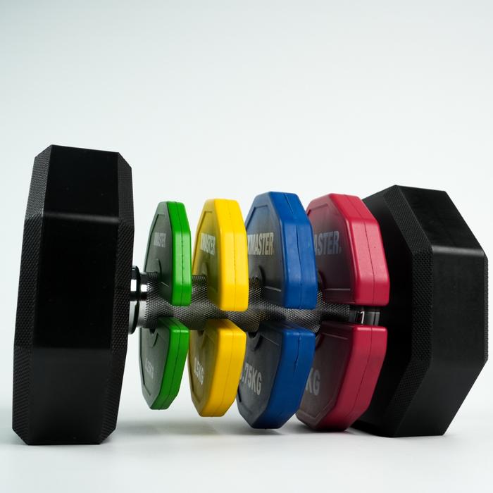XMASTER Change Plate 0.5kg 1kg – Piringan Tambahan Dumbbell & Barbell Gym | Beban Tambahan I  Add-On - 0.25kg Sepasang