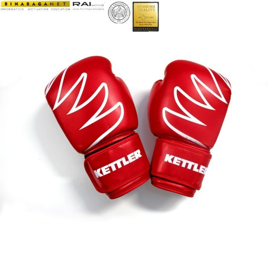 Kettler Boxing Gloves Sarung Tinju Red White