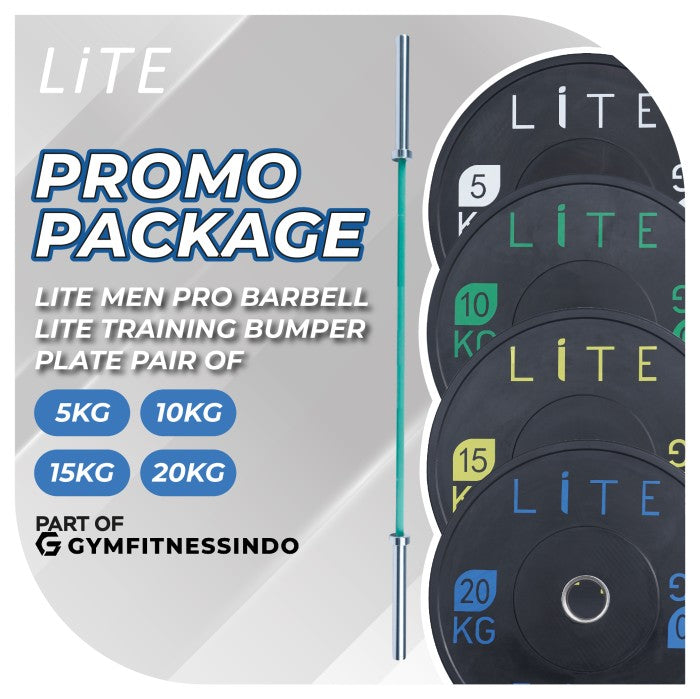 BUMPER PLATE LITE TRAINING FUNCTIONAL FITNESS PACKCAGE