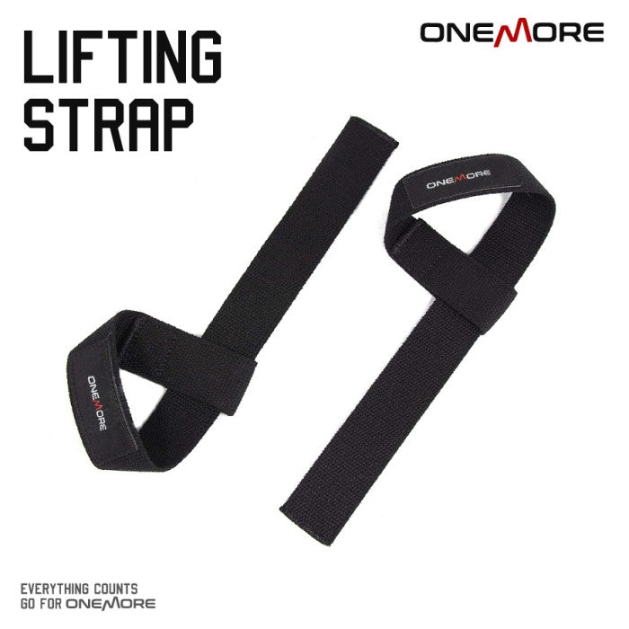 2Pcs ONE MORE Lifting Strap Hand Power Gym Fitness - PADDING