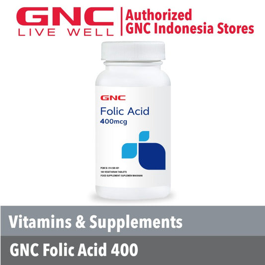GNC FOLIC ACID (256020) - 100 TABLETS