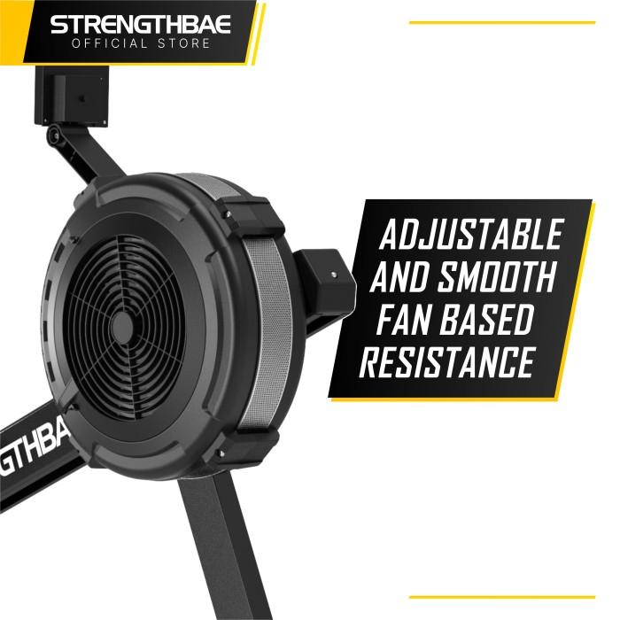 Air Rower STRENGTHBAE Crossfit Commercial Grade Rowing Machine Cardio