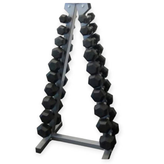 Dumbbell hexagonal Set 1kg-10kg + Rack 10pair