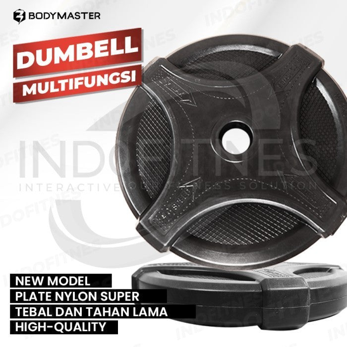 BODYMASTER Premium Adjustable Dumbell 40kg 8in1 A014 Barbel Gym Fitnes - Dumbell 8in1, BELUM ONGKIR