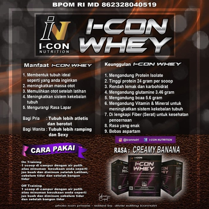 Promo Nataru I-CON WHEY PROTEIN Beli 3 Gratis 1