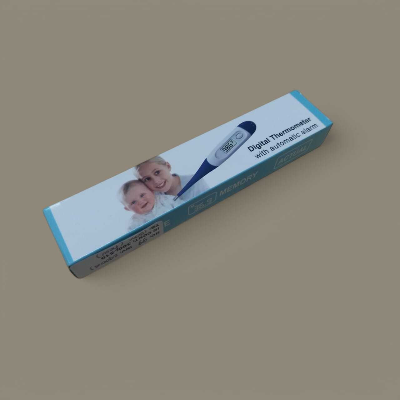 Bercom Termometer Badan Digital LCD Display Waterproof Flexible Tip - DT008