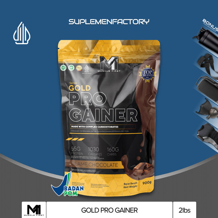 M1 Gold Pro Gainer 2lbs Muscle First Weight Gainer M1 Pro Gainer - Caramel