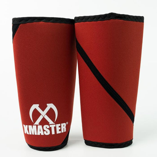 XMASTER Knee Sleeves 7mm – Pelindung Lutut Deadlift & Squat Gym - Red, S