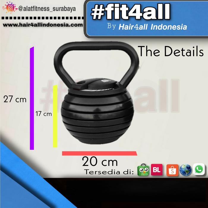 F214 kettlebell 40 LBS PROFLEX BOWFLEX ADJUSTABLE kettle bell