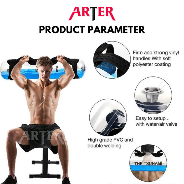 ARTER TIDAL TANK Aqua Bag 15KG Water Sand Bag Tas Pemberat PRO COMBAT