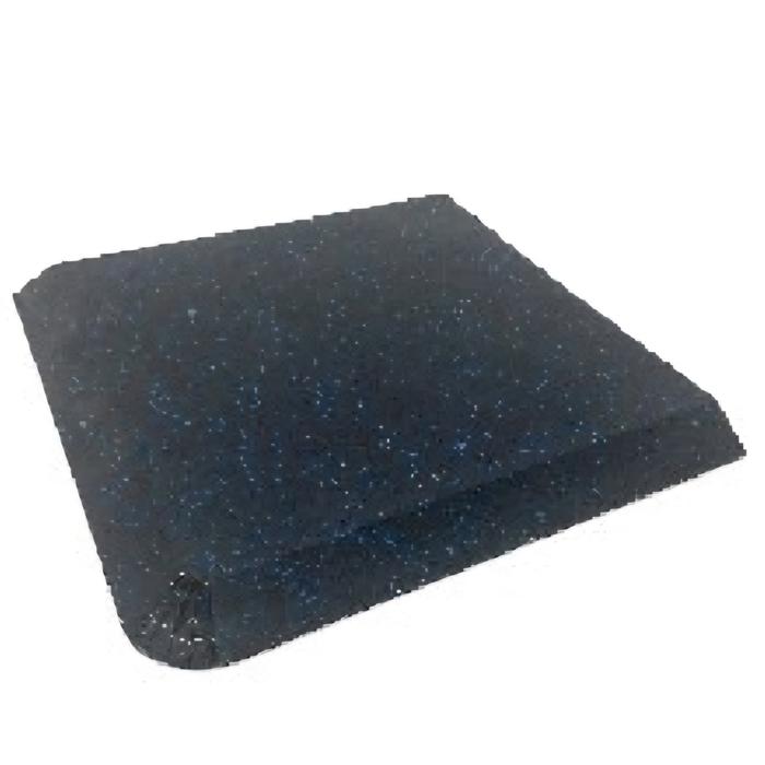 XMASTER Rubber Gym Floor Mat 50x50x3cm | Anti Selip & Anti Bau | Alas Karet Fitness - side