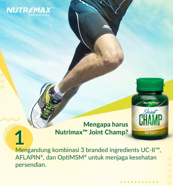 Nutrimax Joint Champ 30 Tablet Membantu Kesehatan Persendian