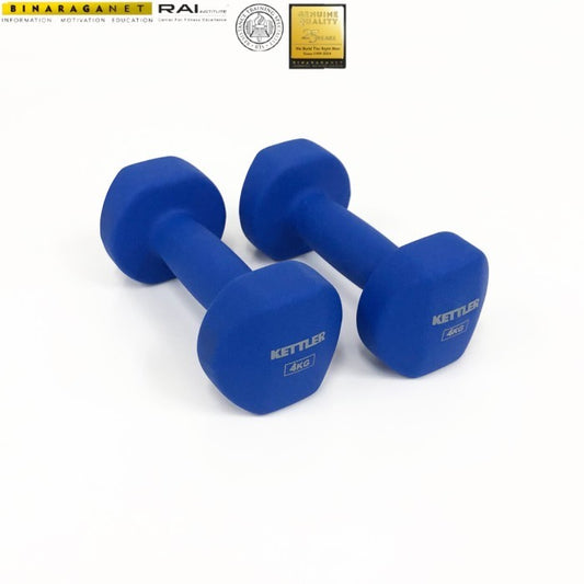 Kettler 701-030 Neoprene Dumbell - Dark Blue [8 kg/ Pair]