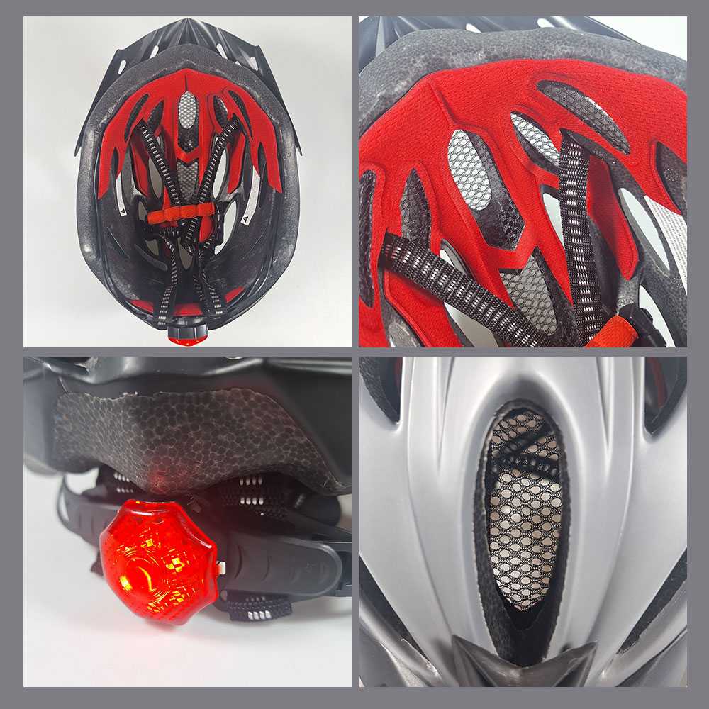 BIKEBOY Helm Sepeda Scooter Bicycle Helmet with Tail Light - BK-168