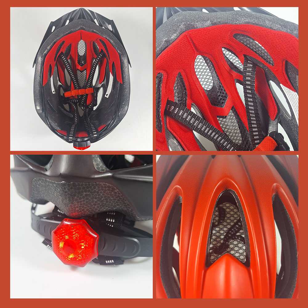 BIKEBOY Helm Sepeda Scooter Bicycle Helmet with Tail Light - BK-168