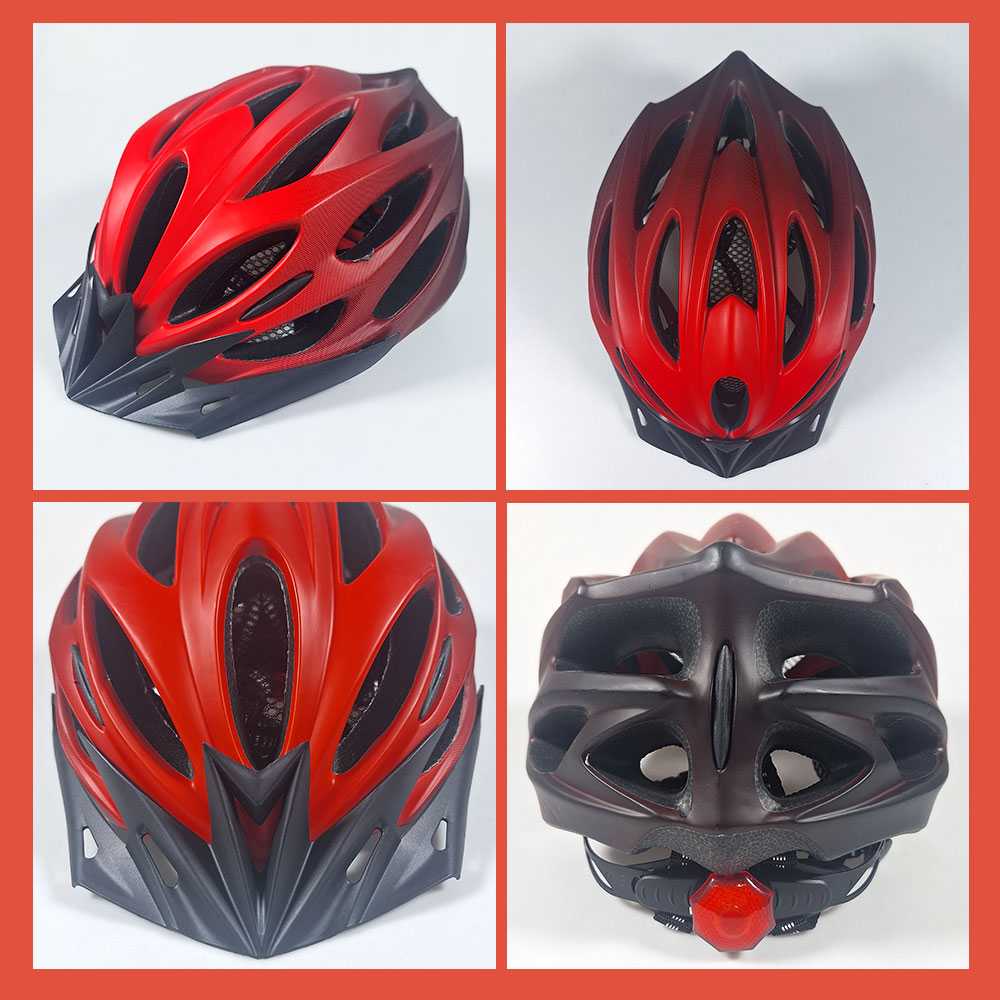 BIKEBOY Helm Sepeda Scooter Bicycle Helmet with Tail Light - BK-168