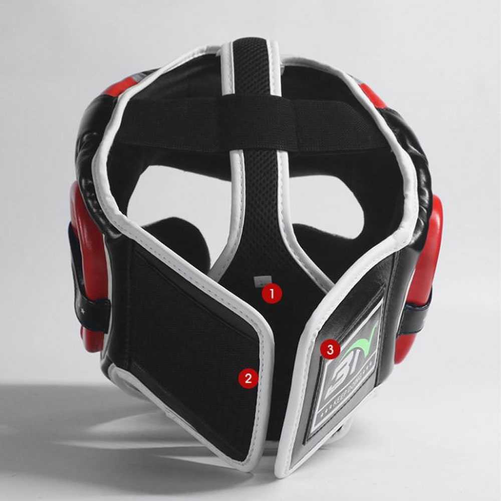 BNPRO Helm Tinju Muay Thai MMA Pelindung Kepala Size XL - BNHG-01