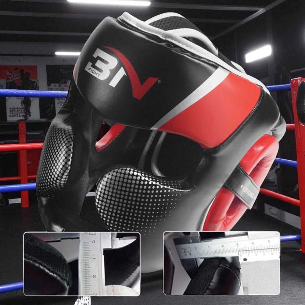 BNPRO Helm Tinju Muay Thai MMA Pelindung Kepala Size XL - BNHG-01