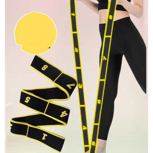 BOJOYOID Resistance Bands Yoga Gym Tali Stretching 8 Loops - ZJ202