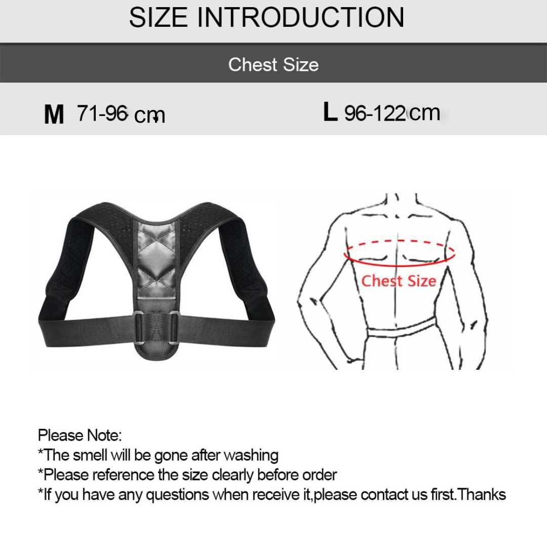Boodun Tali Body Harness Korektor Postur Punggung Size M - BBJ-15