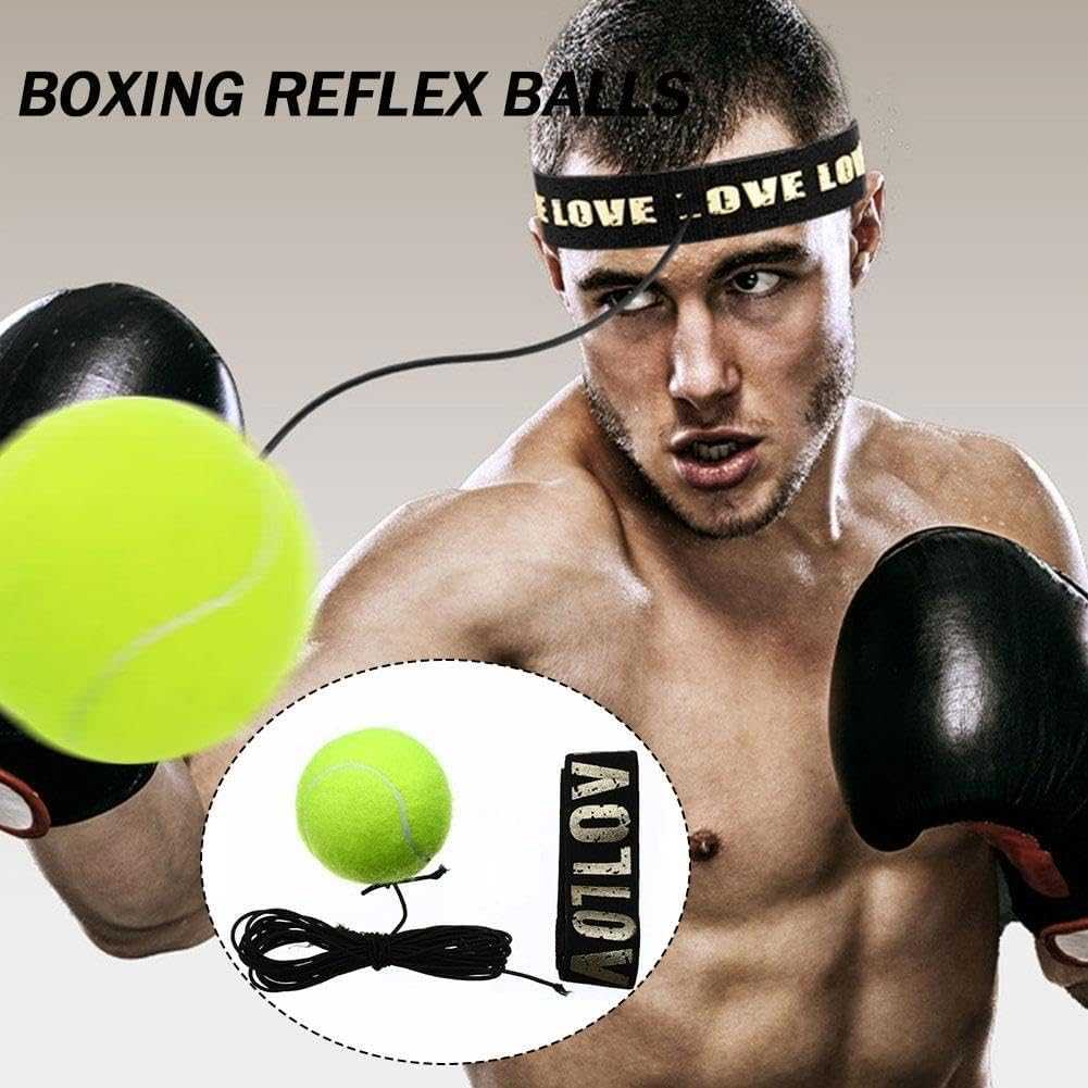 Boxing Reflex Ball Training Love with Headband - HC408