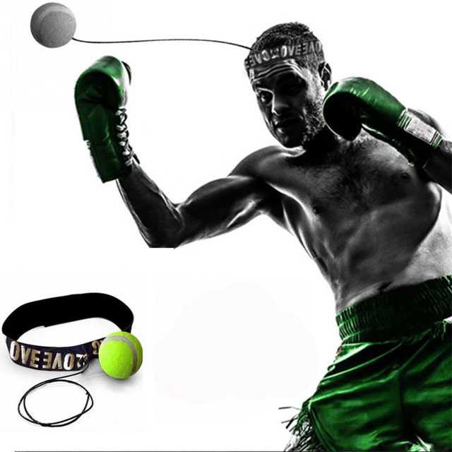 Boxing Reflex Ball Training Love with Headband - HC408
