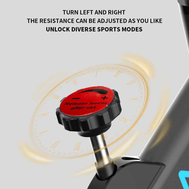 BSKEN Sepeda Statis Gym Spinning Bike Adjustable with Speedometer - 585A