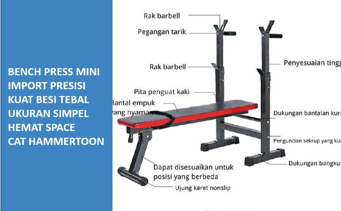 Bench BODYMASTER Mini Bench Press - Bangku Kursi Fitness