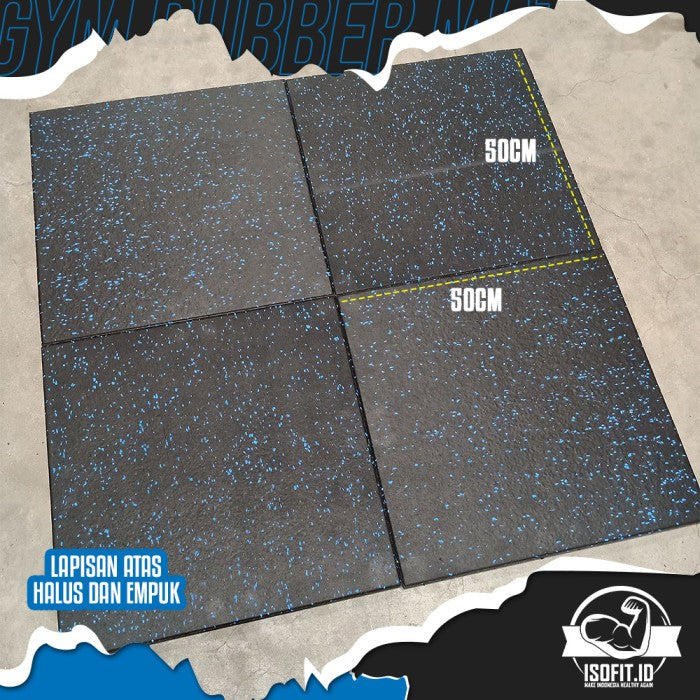 Composite Gym Rubber Floor Mat Karpet Lantai Karet Gym COMPOSITE 1,5CM