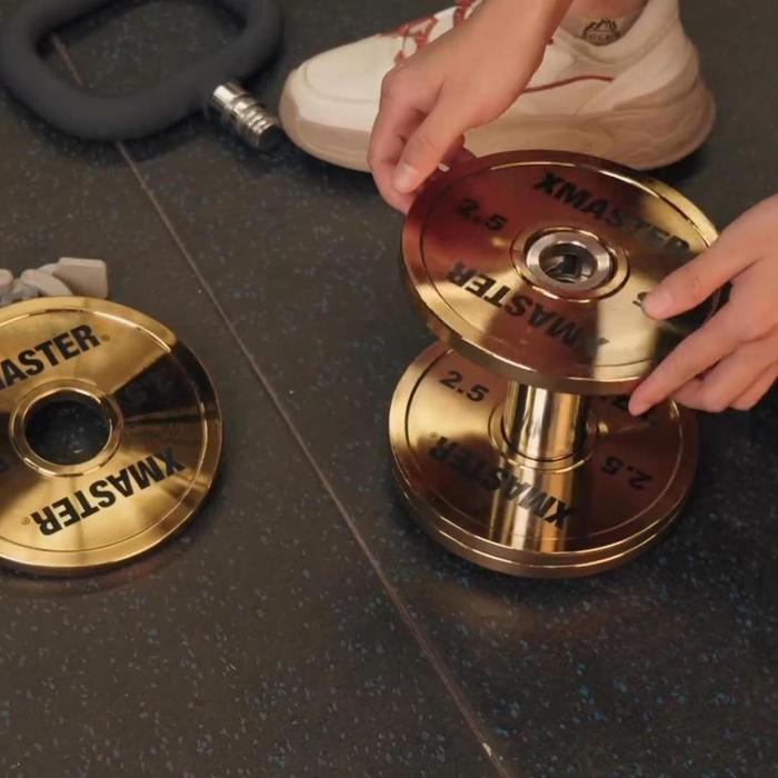 XMASTER Loadable Kettlebell set adjustable weight Plate IPF standard Strength home gym ROGUE ELEIKO - Combo 12,5 Kg