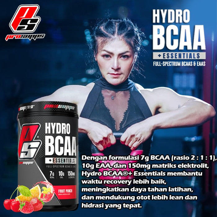 HYDROBCAA + ESSENTIALS 414 GRAMS 30 SERVING - FRUIT PUNCH