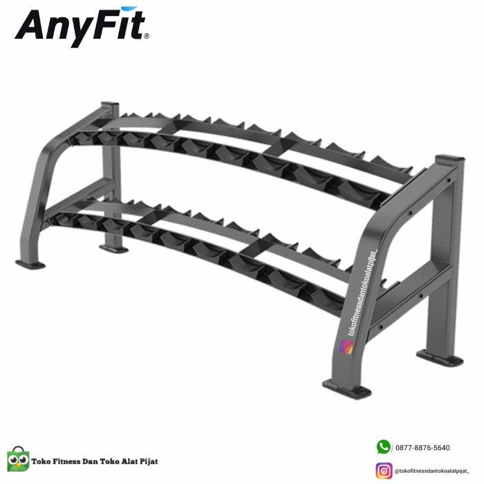 AnyFit PEB112-6 Dumbbell Rack 3 Tier-6 (18pcs) /Comercial Grade