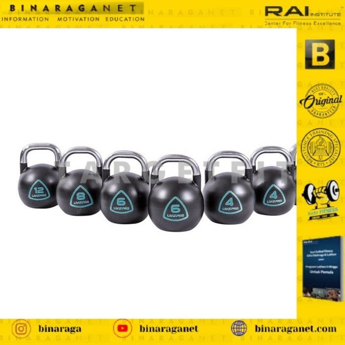 LIVEPRO STEEL COMPETITION KETTLEBELL LP8042