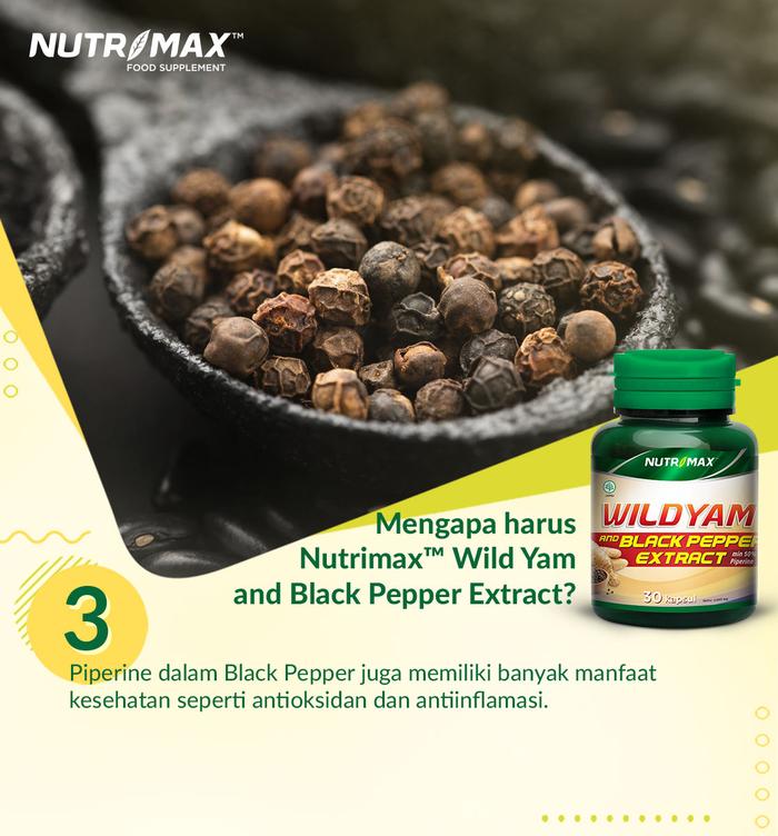 Nutrimax Wild Yam Extract 30 Naturecaps Membantu Menjaga Kesehetan