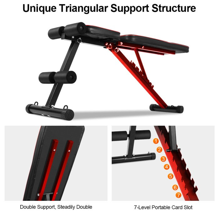 Onetwofit Multi fungsi sit up peralatan bangku dumbbell alat olahraga