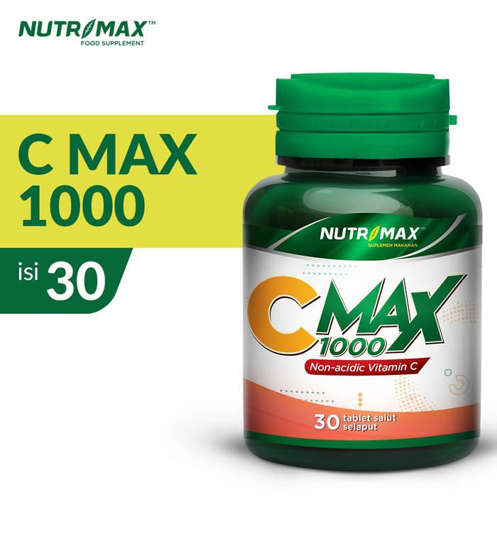 Nutrimax C Max 1000 - Vitamin Vit C Imunitas Daya Tahan Tubuh Antioksidan Kesehatan Kulit Acid